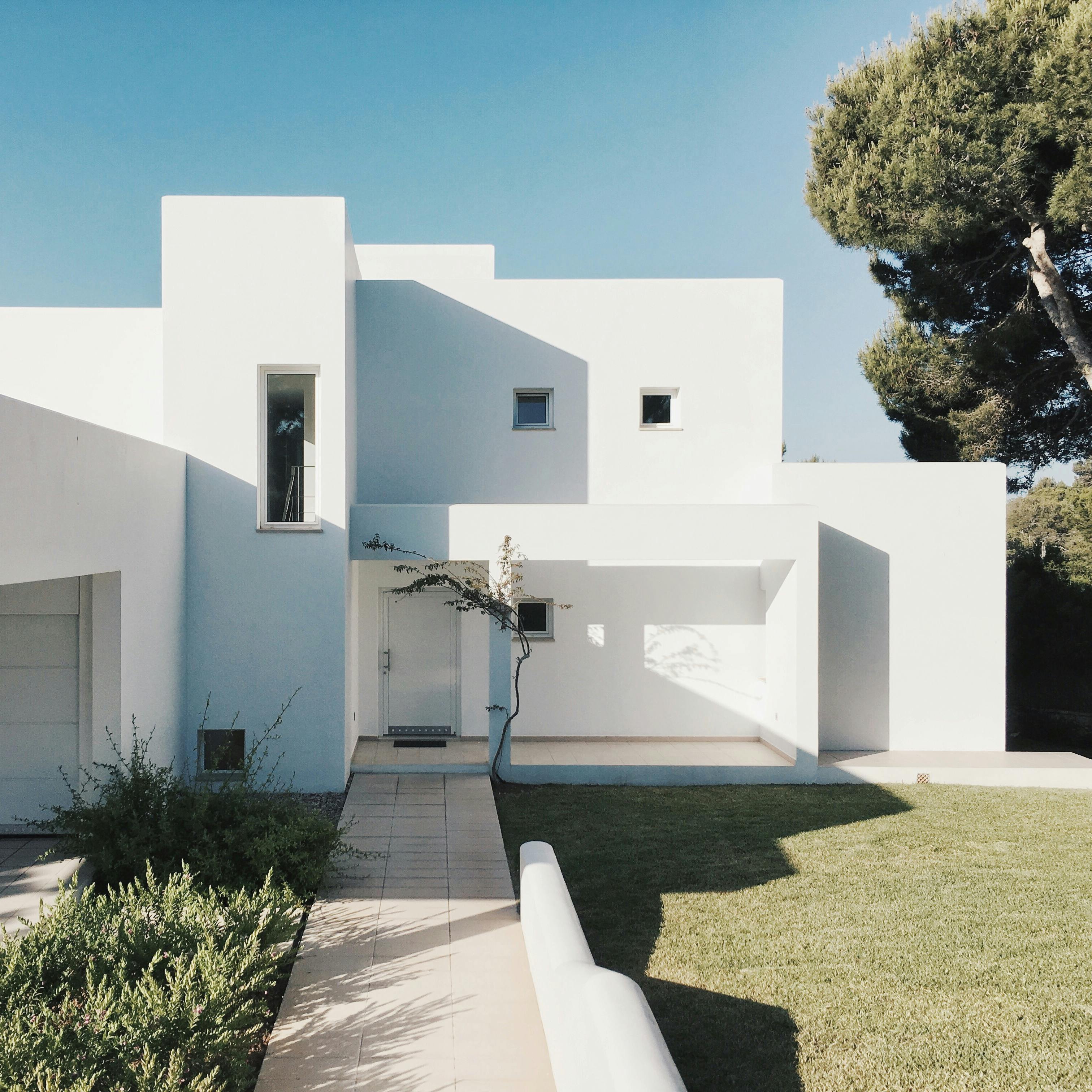 Zeitgenössische Architektur – moderne Fassade